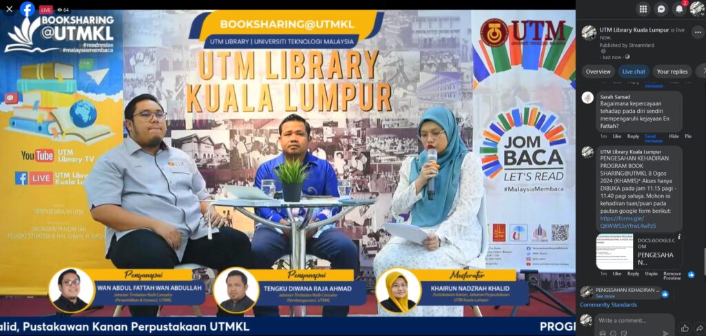 Program BookSharing @UTMKL 2024/Siri 10